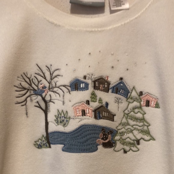 Alfred Dunner Fleeced Pullover PXL - Picture 3 of 7